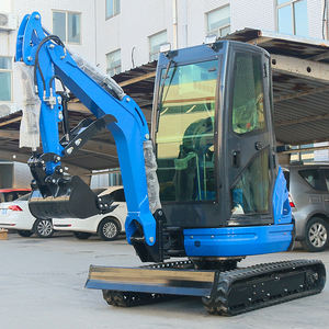 รถขุดขนาดเล็ก 2000 กก. จัดส่งฟรี รถขุดขนาดเล็กกะทัดรัด ได้รับมาตรฐาน CE/EPA เครื่องยนต์ Kubota พร้อมใบมีดบูลโดเซอร์ - Product Image 3