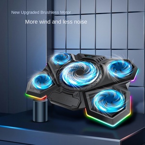 2024 nouveau <span class=keywords><strong>ordinateur</strong></span> <span class=keywords><strong>portable</strong></span> RGB Base de refroidissement radiateur Durable en plastique support de vitesse de levage <span class=keywords><strong>ventilateur</strong></span> Stock disponible - Product Image 3
