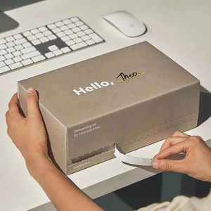 Hộp giấy đựng đồ ăn vặt, đồ uống, có logo thương hiệu tùy chỉnh, hộp giấy bìa cứng có thể xé, hộp giấy vận chuyển cà phê hòa tan, trà sữa - Product Image 4