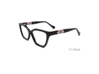 Lunettes œil-de-chat de luxe léger à monture intégrale avec diamants incrustés, monture en acétate translucide, élégantes et polyvalentes pour femmes, adaptées à toutes les formes de visage