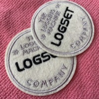 Patch brodé en feutre thermocollant blanc naturel, badges brodés personnalisés de qualité supérieure, appliques thermocollantes pour chapeaux