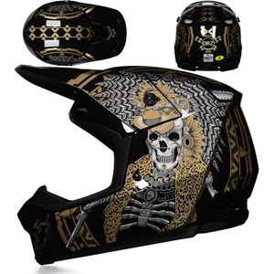 Yeni SMLXL XXL ABS Köpük Astarlı Güvenlikli Tam Yüz Motosiklet Kaskı, Çift Amaçlı İniş Yarışı ATV MTB BMX Cross Motocross için - Product Image 2