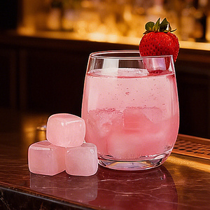 Pierres réfrigérantes en quartz rose de qualité supérieure - Cubes réutilisables pour <span class=keywords><strong>whisky</strong></span> et vin rosé, sans fonte ni dilution de vos boissons - Product Image 3