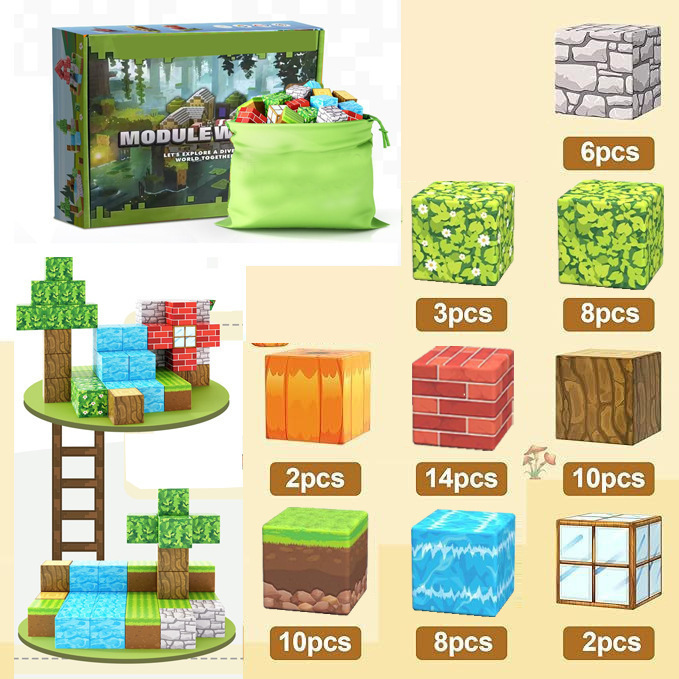 2cm [super primeval forest -63pcs] send 2 puppies