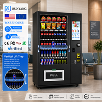 Máquina Expendedora Inteligente RUNYANG Personalizada con Lector de Tarjetas para Bebidas y Alimentos