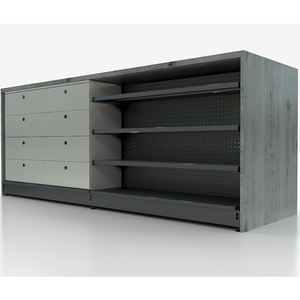 Bonne qualité bois massif présentoirs gondole rayonnage caisse comptoir registre bureau - Product Image 2