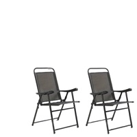 Ensemble de salle à manger pliable pour l'extérieur, meubles de jardin en métal, table et chaises avec parasol de plage