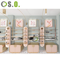 Magasin de salons de beauté Magasin de cosmétiques Décoration Design Vitrine de beauté Salon de beauté Décoration intérieure pour onglerie