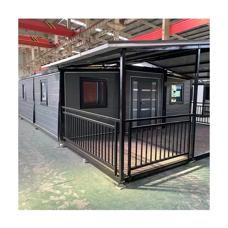 Best 40ft Expandable Folding Container House India Luxury Prefabricated Expandable House 40 Foot Container With 3 Bedroom