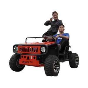 Equipo de Videojuegos, Kart Todoterreno Sichuan <span class=keywords><strong>Jima</strong></span>, Coche Eléctrico con Control Remoto para Niños, Coche de Escalada con Tracción en el Eje Trasero de Aleación - Product Image 1