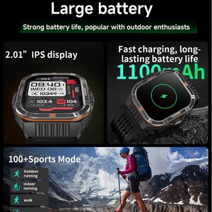 Montre connectée GPS HT38 pour enfants avec écran IPS, <span class=keywords><strong>chat</strong></span> vocal et réponse aux appels, conception anti-perte pour les sports de plein air - Product Image 2