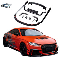 Aileron avant, jupes latérales et diffuseur arrière en fibre de carbone pour Audi TT TTRS TTS – Haute Qualité