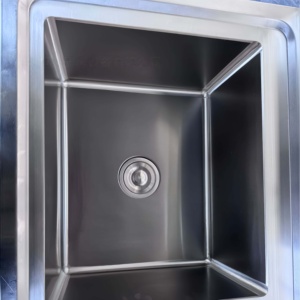 Lavello da <span class=keywords><strong>Cucina</strong></span> in Acciaio Inossidabile Resistente alla Corrosione con Dimensioni Personalizzabili, Lavello Commerciale per Scuole - Product Image 4