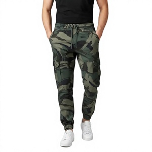Service OEM Streetwear, logo de marque personnalisé, pantalon cargo pour homme, pantalon de mode, plusieurs poches, tissu camouflage imprimé - Product Image 5
