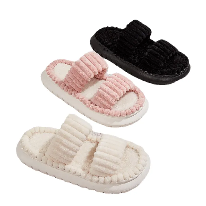 Lente/Zomer Pluizige Slippers Zijn Relatiegeschenken Voor Vrouwen