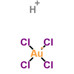 化学催化剂稳定质量氯化金16903-35-8黄色液体HAuCl4 XH2O