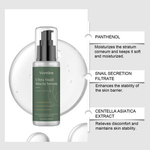 Crème hydratante réparatrice à la mucine d'escargot et à la glycérine, sérum revitalisant pour tous les types de peau, crème de nuit hydratante pour le visage, lotion, sérum de soin de la peau - Product Image 3