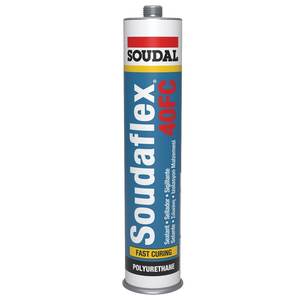 SOUDAL 'SOUDAFLEX 40FC' Adesivo Sigillante in Poliuretano 300 ml - Grigio - Product Image 2
