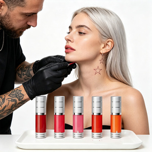 Pigment semi-permanent riche et saturé pour sourcils et lèvres, crème légère naturelle, application fluide, sans transfert, doux, à base de plantes, multicolore - Product Image 1