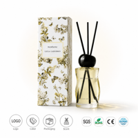 Diffuseur de parfum en roseau au bois d'oud, fragrance de luxe pour spa, hôtel, décoration intérieure, huile essentielle naturelle, 200 ml, rechargeable