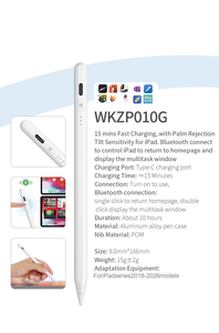 WK010G <span class=keywords><strong>Penna</strong></span> Stilo Capacitiva Attiva in Alluminio per iPad e Tablet con Funzione di Ricarica Rapida - Product Image 6