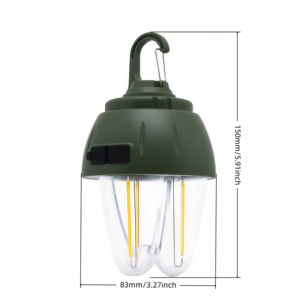 Ampoule suspendue au design vintage avec une lueur douce à filament LED pour créer une ambiance de camping chaleureuse dans la tente, le jardin ou les stands de nourriture - Product Image 2