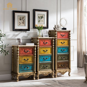 Armadio a secchiello in legno massello americano <span class=keywords><strong>classico</strong></span> armadio decorativo verniciato con armadietto laterale della <span class=keywords><strong>sala</strong></span> europea - Product Image 5