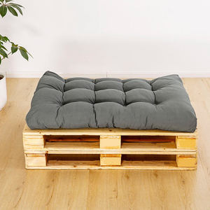 Coussin de siège <span class=keywords><strong>pour</strong></span> <span class=keywords><strong>palette</strong></span> de terrasse imperméable haute densité avec support ergonomique <span class=keywords><strong>pour</strong></span> le dos et oreiller de repos <span class=keywords><strong>pour</strong></span> usage quotidien en extérieur, jardin et terrasse - Product Image 6