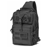 Sac à bandoulière tactique imperméable et antivol personnalisé en gros, sac à dos MOLLE pour la chasse, le camping et l'EDC quotidien