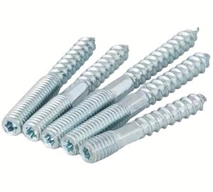 Tornillos Autorroscantes Galvanizados Amarillos Personalizados con Cabeza Tipo Oblea de Acero Inoxidable para Construcción en Madera - Product Image 1