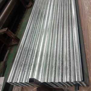 Tôle d'acier ondulée galvanisée à chaud, qualité DX51D, pleine dureté, prix usine, pour toiture de bâtiment - Product Image 2