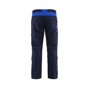 BLAKLADER - 144818328985C152 Pantalon d'industrie stretch avec poches genouillères Pantalon de travail bleu marine/bleu bleuet - Product Image 2