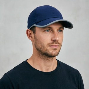 Custom Logo Quick Dry Reflective Brim Performance Race <b>Hat</b> Unstructured <b>Sun</b> Protection Sport Baseball Cap for Womens and <b>Mens</b> - Product Image 3