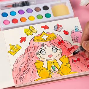 Graffiti-Spielzeug Niedliche individuelle Umwelt Persönliches Notizbuch Skizzenbuch für Schul familie Farb karte Zeichenstift Pädagogisch - Product Image 2
