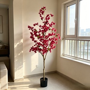 Real Touch Artificial Bougainvillea <b>Trellis</b>, Large Pink/Purple Flowers Climbing Plant, Wedding Arch Backdrop Party Hanging - Product Image 4