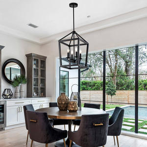 Lampes de style américain Lanterne rétro lustre lampe salle à manger cuisine îlot industriel vintage suspension - Product Image 5