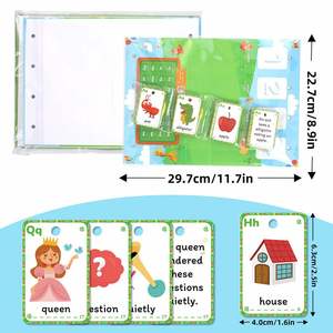 Fournitures pour l'école à domicile, maternelle, préscolaire, 104 pièces, jeux d'apprentissage des phonèmes et des phrases pour les tout-petits, les élèves de la 1ère et 2ème année - Product Image 6