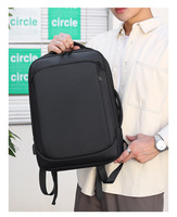 Sac à dos pour ordinateur portable OEM ODM, étanche, avec logo personnalisé, sac à dos de sport, cadeau avec port de charge pour les voyages d'affaires