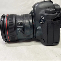 Appareil photo reflex numérique professionnel HFT EOS 5D Mark IV avec objectif EF 24-70mm F/4L IS USM, capteur CMOS plein format, vidéo Full HD/4K