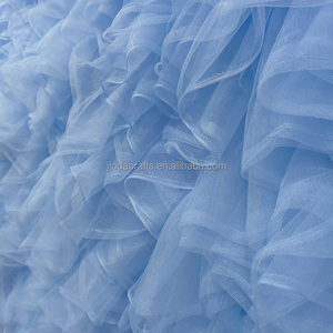 Décor de fête d'anniversaire romantique, toile de fond en <span class=keywords><strong>tulle</strong></span>, panneau de toile de fond en <span class=keywords><strong>tulle</strong></span> à volants pour mariage - Product Image 4
