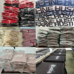 T-Shirt di Alta Qualità 100% Cotone Nere <span class=keywords><strong>con</strong></span> Stampa Personalizzata Logo Magliette Bianche per Uomo - Product Image 6