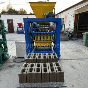 Proveedor de máquinas de ladrillos vende línea de producción de ladrillos de cemento semiautomática de alta calidad 4-26 ladrillos huecos ladrillos de pavimentación sólida - Product Image 4
