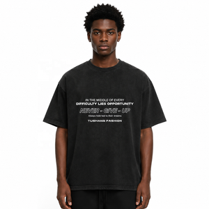 Alta qualità Hiphop uomo Oversize Hip-hop grande stampa Hip Hop cotone Rapper Custom magliette <span class=keywords><strong>Rap</strong></span> - Product Image 1