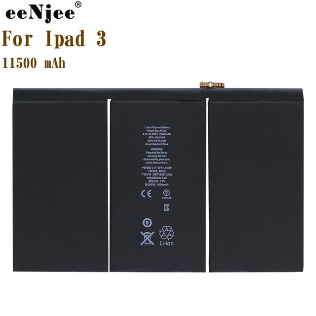 Cell Phone Batteries Prices Tablet Battery Black Ce for Ipad 3/4 3 4 A1416 A1430 A1403 A1458 A1459 A1460 Flat Plate Cell