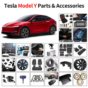 Pour Tesla Model 3, capuchons de roue en fibre de carbone triangulaires pour les coins, 18 pièces - Product Image 4