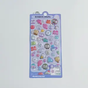 Japanische Art Cartoon ästhetische 3D-Relief bedruckte Lederbezug A3 Geschenk Notizblock für Kinder Mädchen - Product Image 5