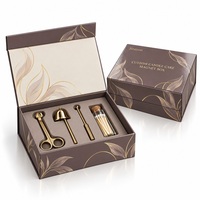 Boîtes rigides magnétiques personnalisées pour bougies, emballage cadeau de luxe avec logo imprimé et dorure à chaud