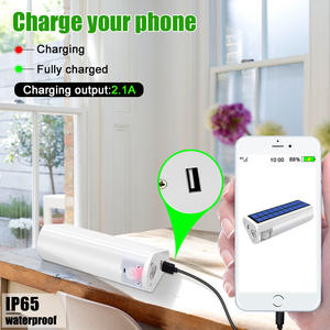 Nouvelle lampe solaire portable pour camping, voyage, voiture, avec fonction de signalisation d'avertissement et de charge. - Product Image 5