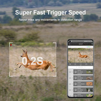 Caméra de chasse solaire 4G LS VISION, caméra de surveillance de la faune, 3MP avec détection de mouvement PIR, vision nocturne, IP66