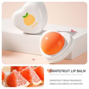 ZOZU Marque privée Soin des lèvres Hydratant Fraise Pêche Fruit Goût <span class=keywords><strong>Baume</strong></span> à lèvres Boule <span class=keywords><strong>Baume</strong></span> à lèvres bio - Product Image 4